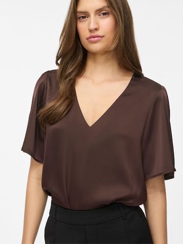 VILA Shirt 'VIENNA RAVENNA' in Bruin