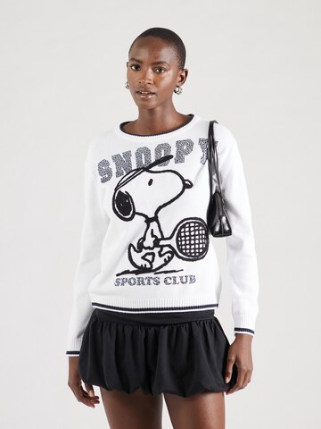 Frogbox - Jersey 'Snoopy Tennis' en blanco: frente