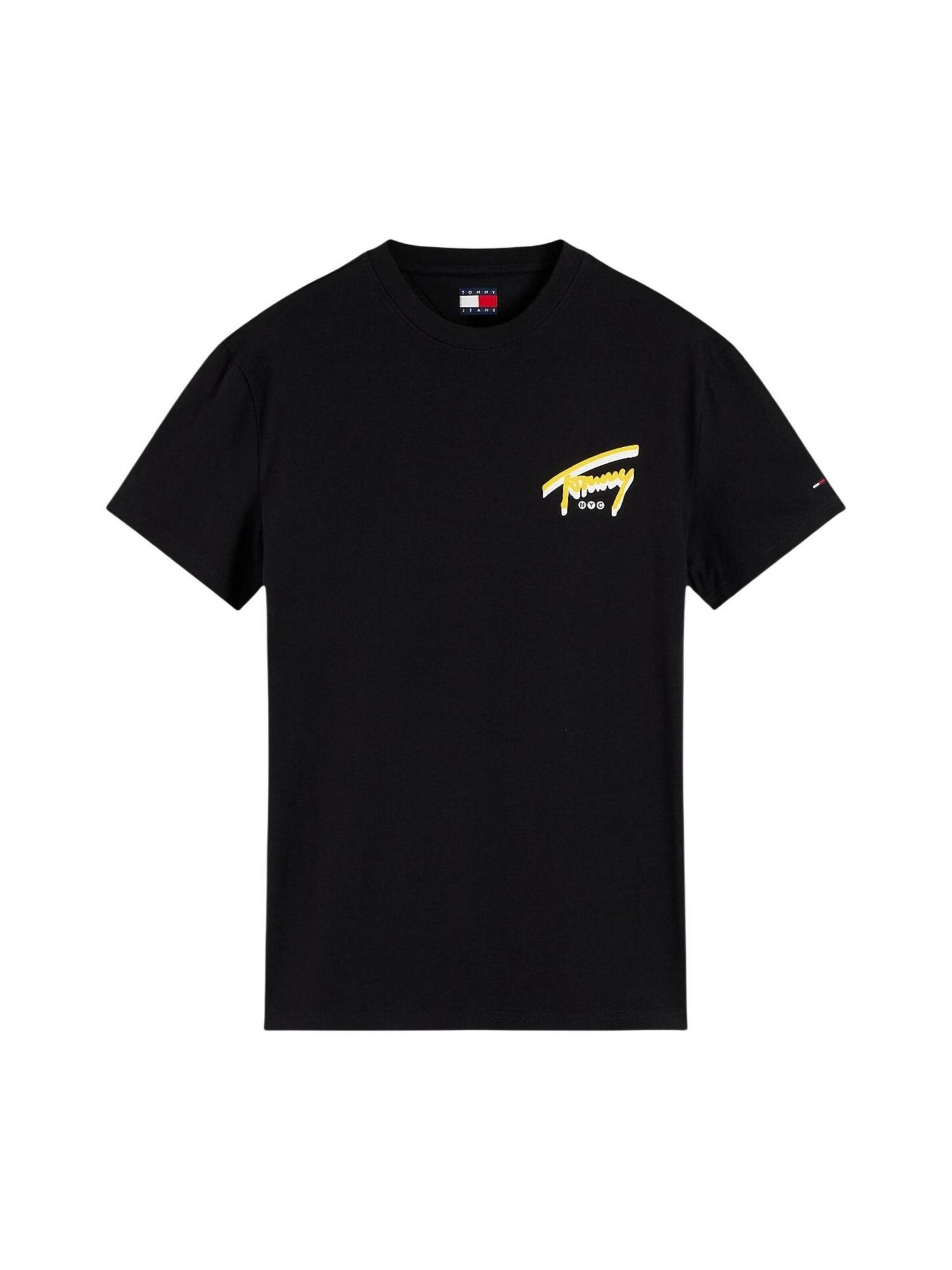 Maglietta 'DM0DM23542' di Tommy Jeans in nero: frontale