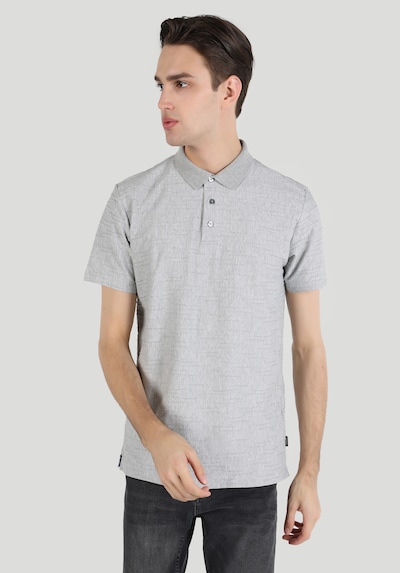 Colin's Poloshirt in graumeliert, Produktansicht