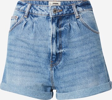 Regular Pantaloni cu cute 'SUSIE' de la Tally Weijl pe albastru: față