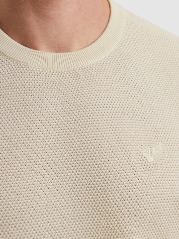 PME Legend - Jersey 'Pullover in cotton/modal' en blanco