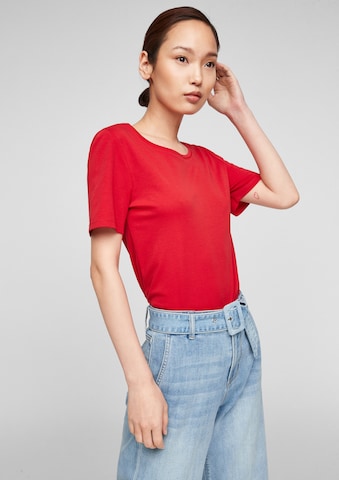 s.Oliver Shirt in Rood: voorkant