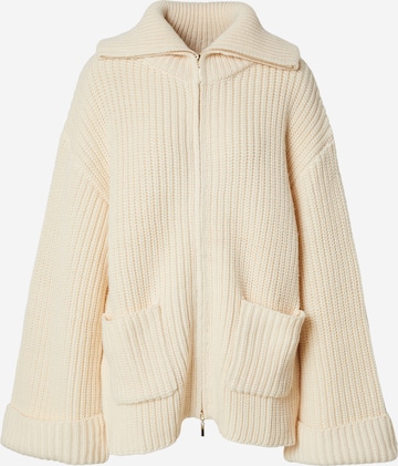 Cardigan oversize About You x Jessica Haller en blanc : devant