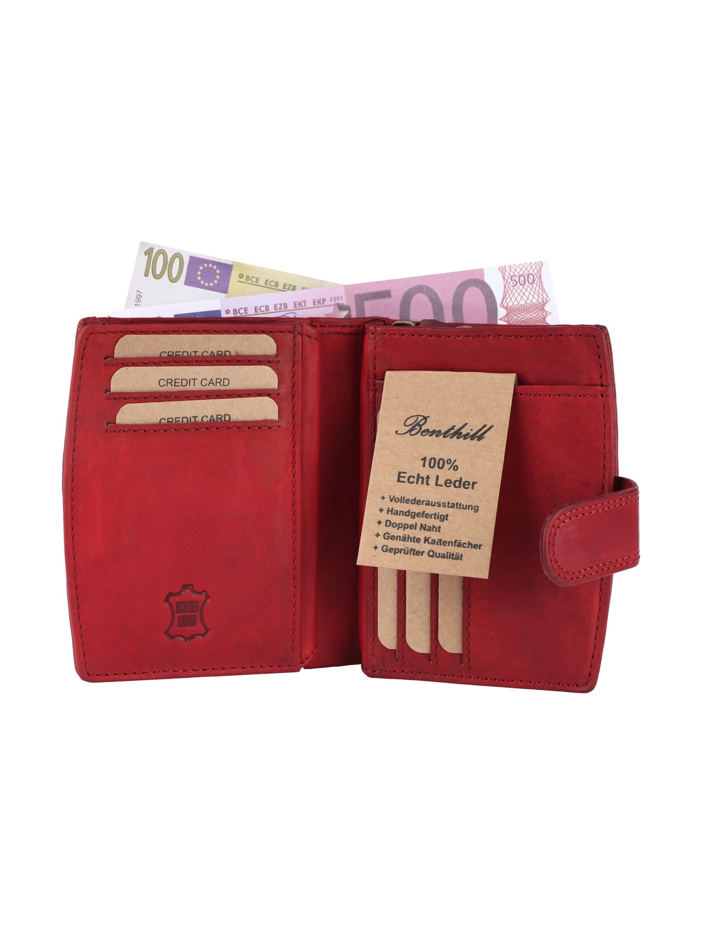Benthill Wallet in Red