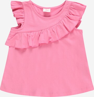 s.Oliver Shirt in Roze: voorkant