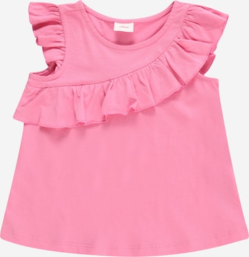 s.Oliver Shirt in Roze: voorkant