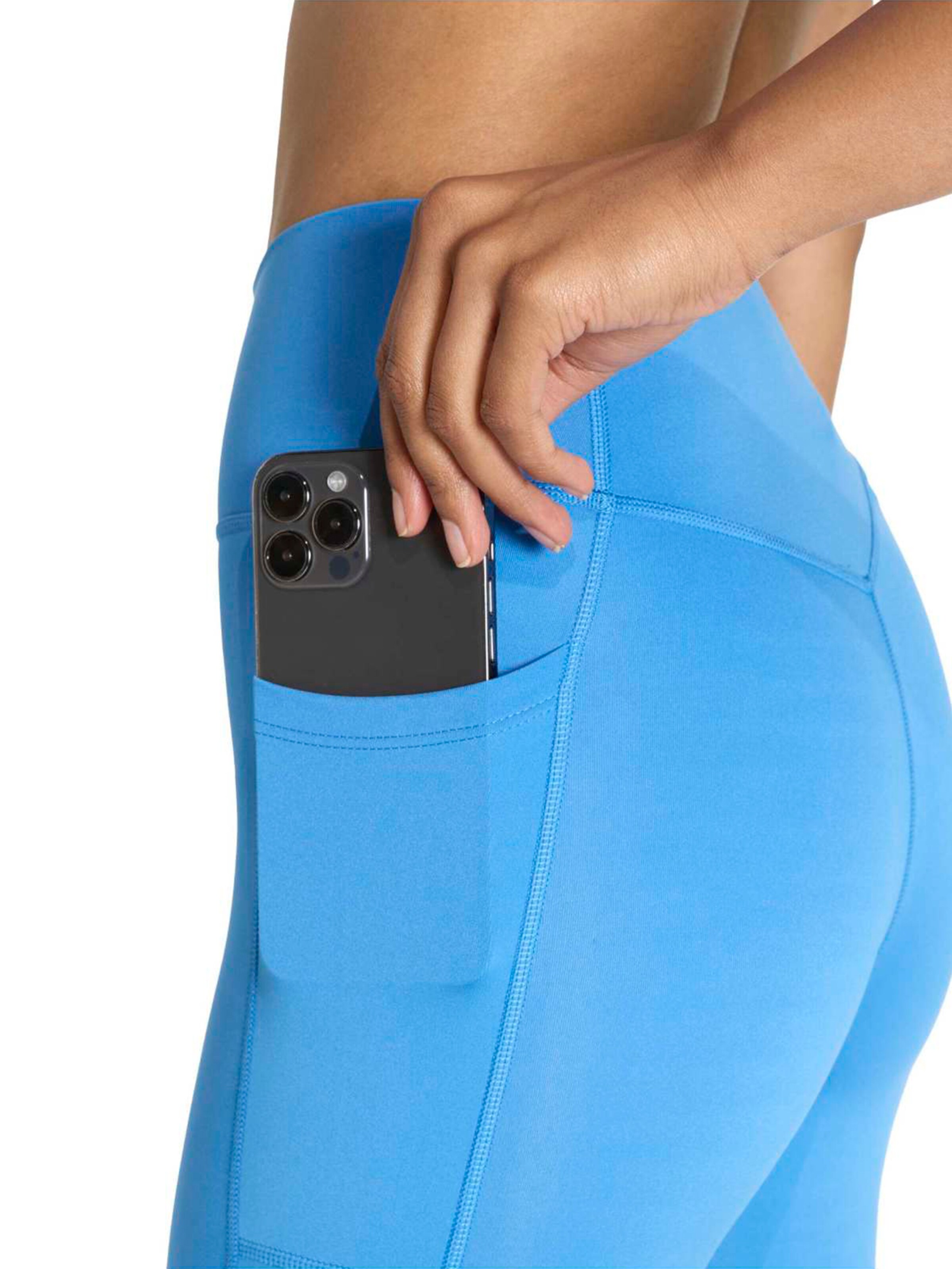 ADIDAS PERFORMANCE - Skinny Pantalón deportivo 'Optime Power Essentials' en azul