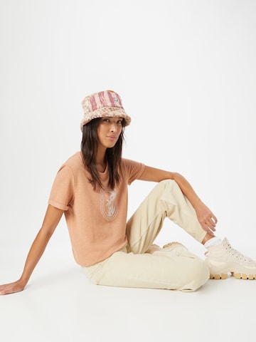 ROXY T-Shirt 'OCEAN AFTER' in Braun