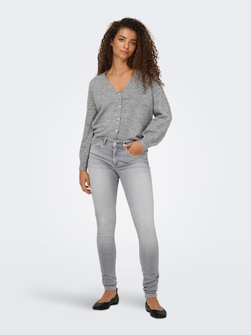 ONLY Knit cardigan in Grey: front