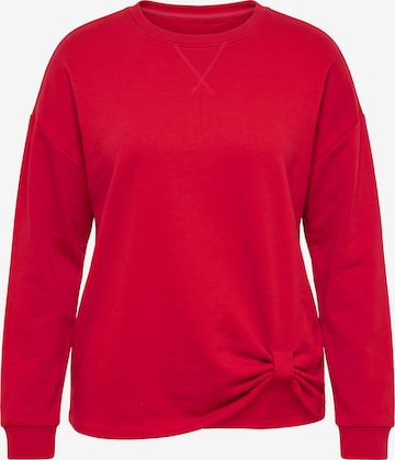 MIAMODA Sweatshirt in Red: front