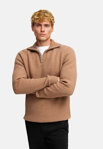 Pull-over 'Dorsey' Kronstadt en marron : devant