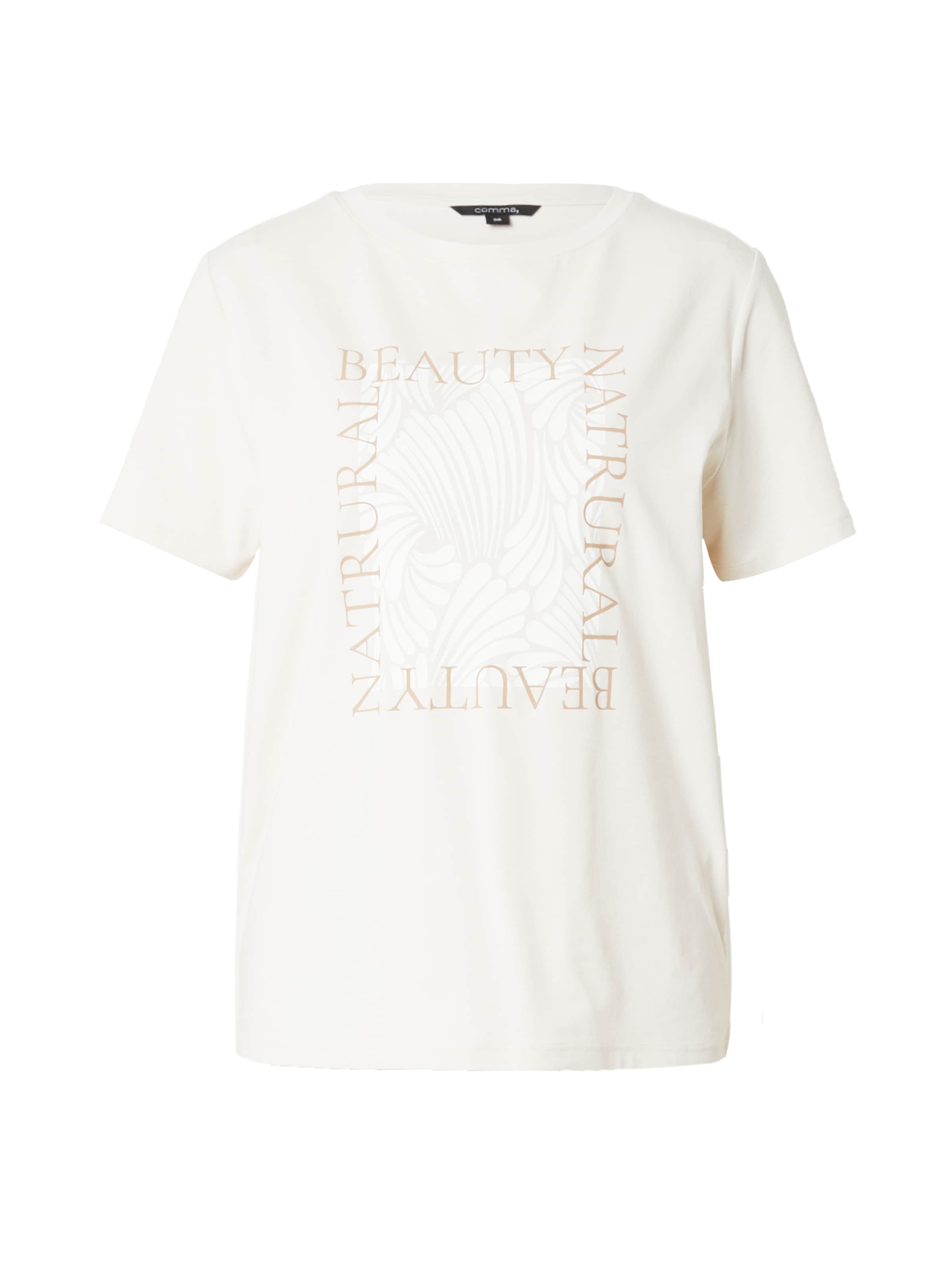 COMMA Футболка в Бежевый: спереди