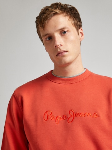 Pepe Jeans Sweatshirt 'Joe' in Orange