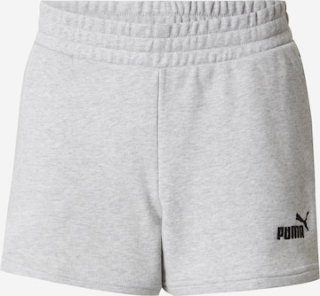 PUMA Regular Trousers 'ESS No. 1' in Grey: front