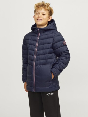 Jack & Jones Junior Zimska jakna 'Sprint' | modra barva: sprednja stran