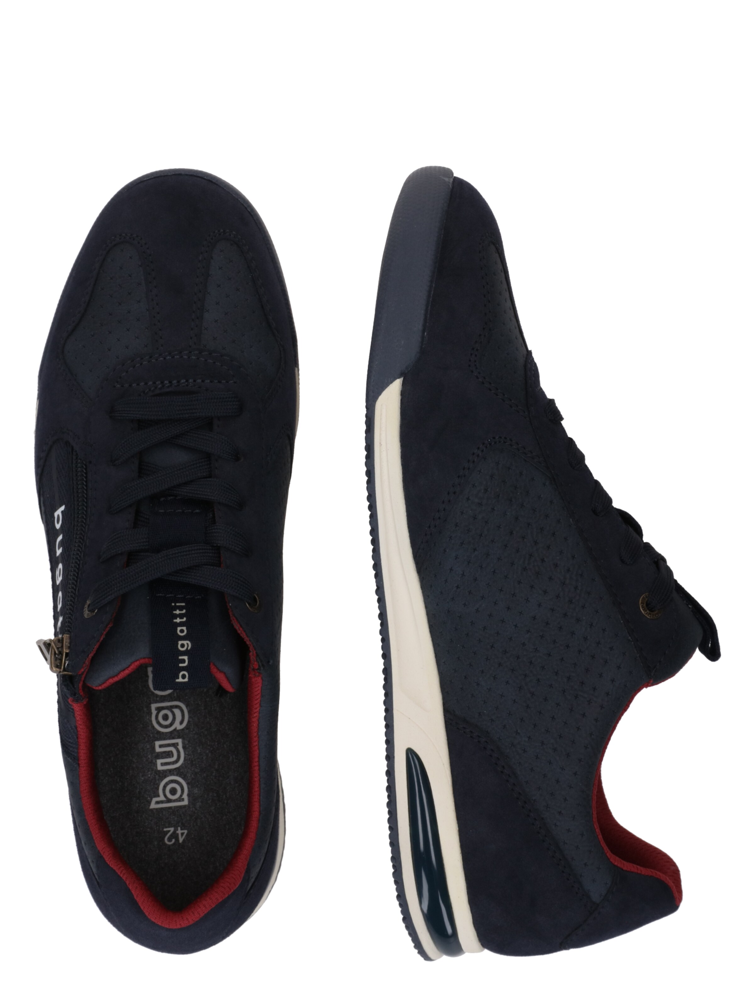 Baskets basses bugatti en bleu