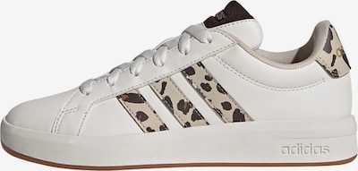 ADIDAS SPORTSWEAR Urheilukengät 'Grand Court 3.0' värissä nude / tummanruskea / valkoinen, Tuotenäkymä