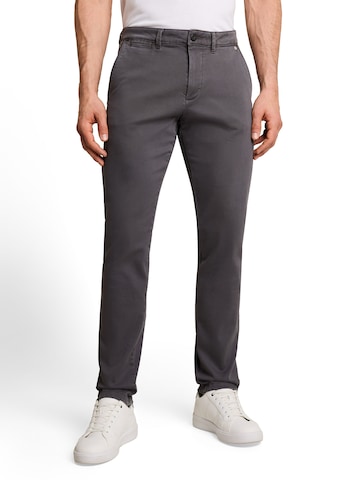 Slimfit Pantaloni eleganți 'SIMON' de la TOM TAILOR pe gri: față