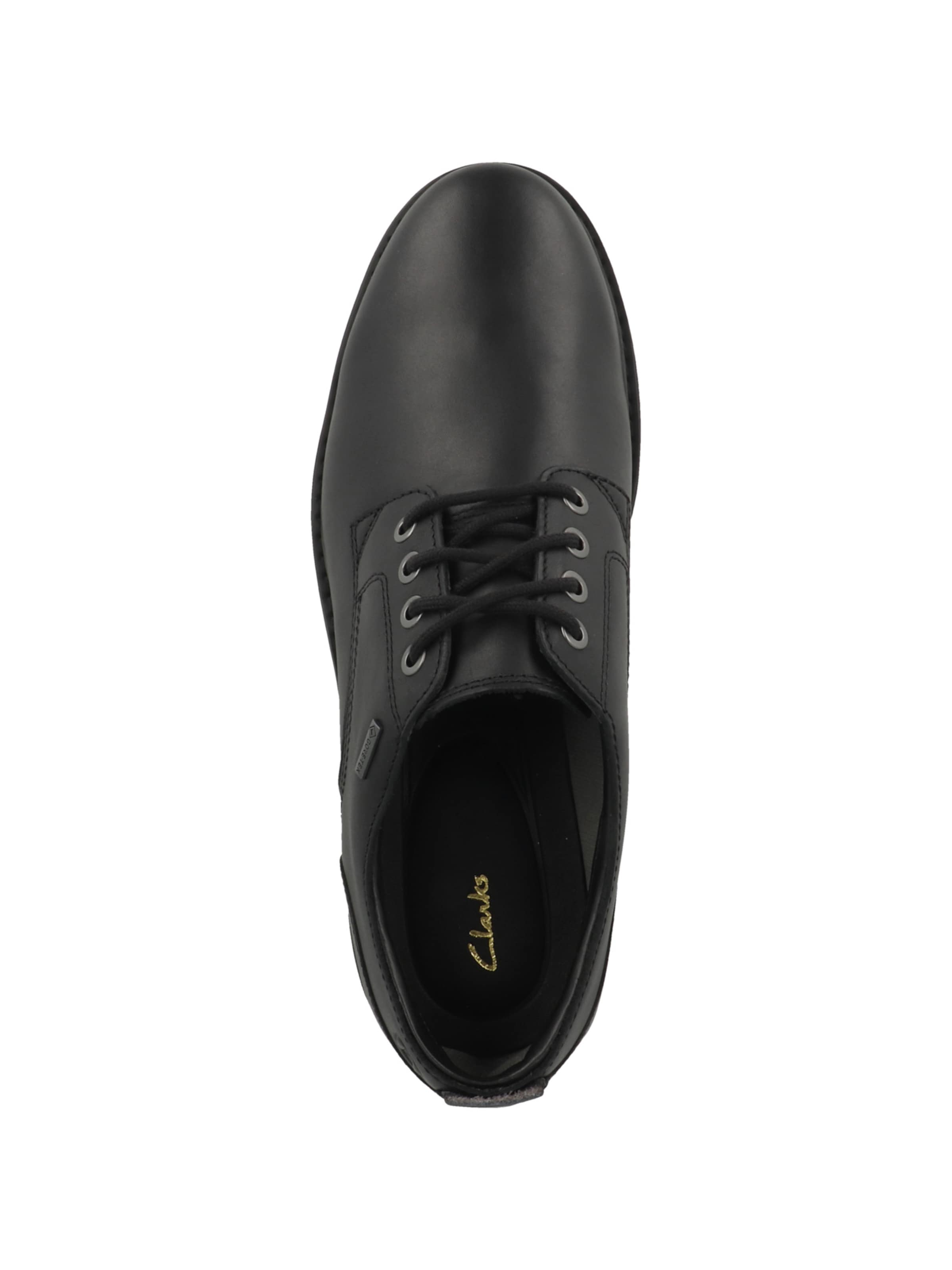 CLARKS - Sapato com atacadores 'Batcombe Tie' em preto