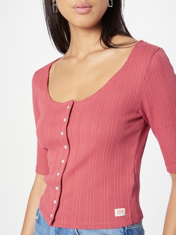 LEVI'S ® Skjorte 'Dry Goods Pointelle Top' i rosa