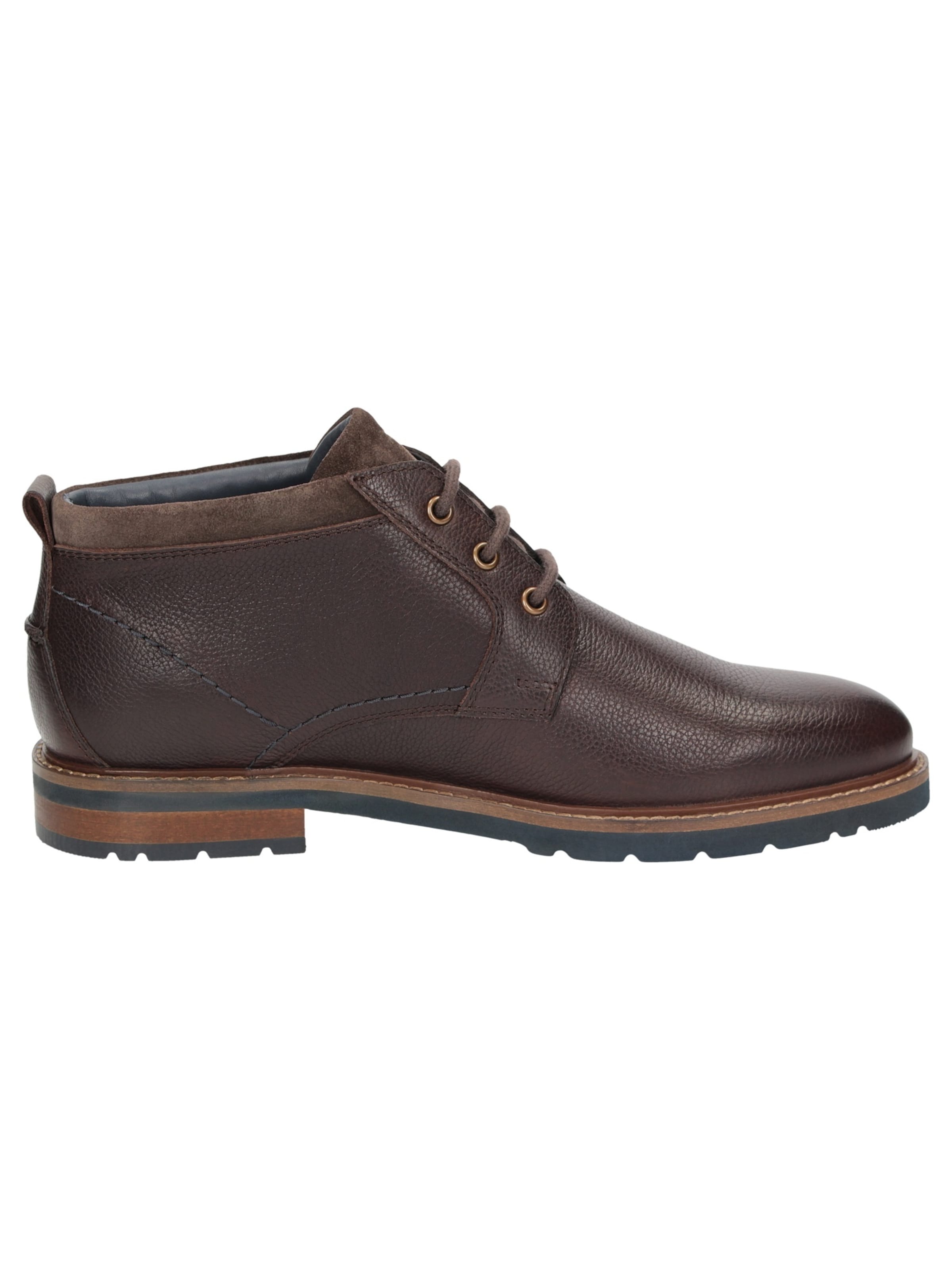 Bottines à lacets ' Rostolo-706-TEX ' SIOUX en marron
