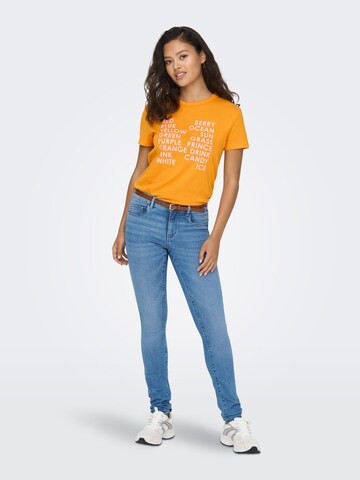 T-shirt 'HANSON' JDY en orange