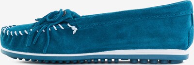 Minnetonka Mocasines 'Kilty' en azul oscuro / blanco, Vista del producto