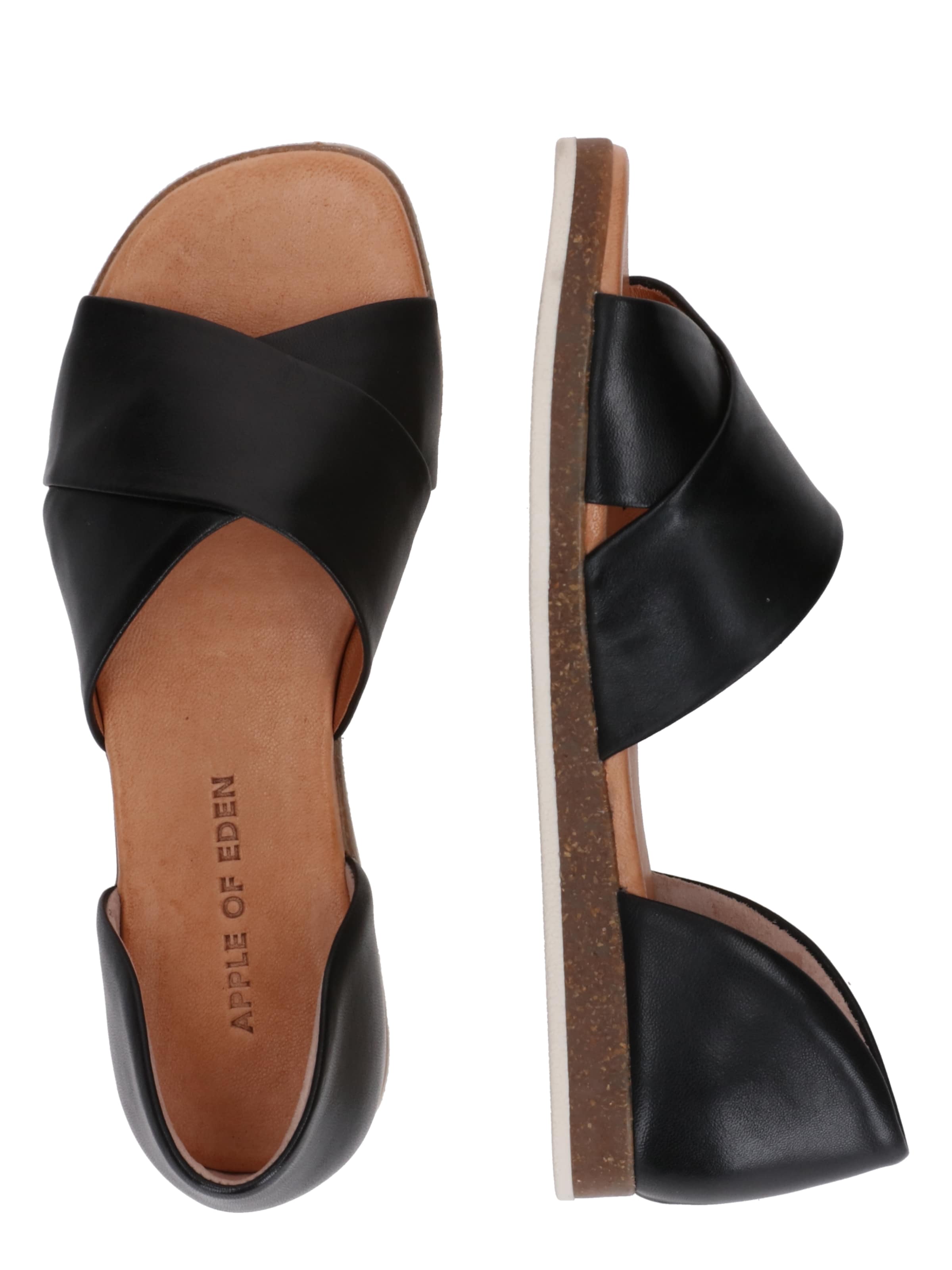 Apple of Eden Sandály 'Celine' – černá