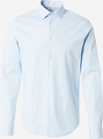 Camicia business 'ESNTL' di Calvin Klein in blu: frontale