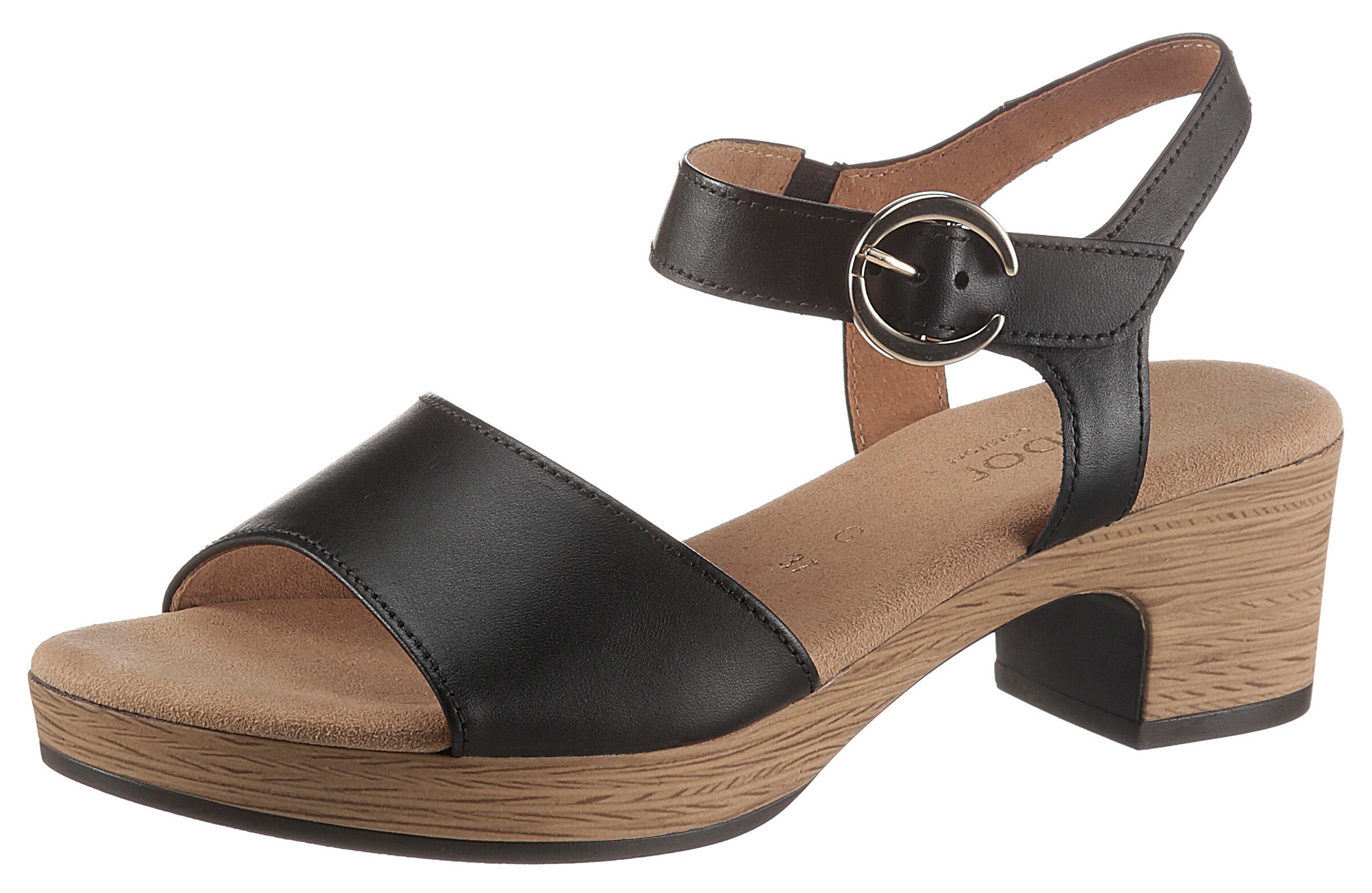 GABOR Sandalette in Schwarz: Vorderseite