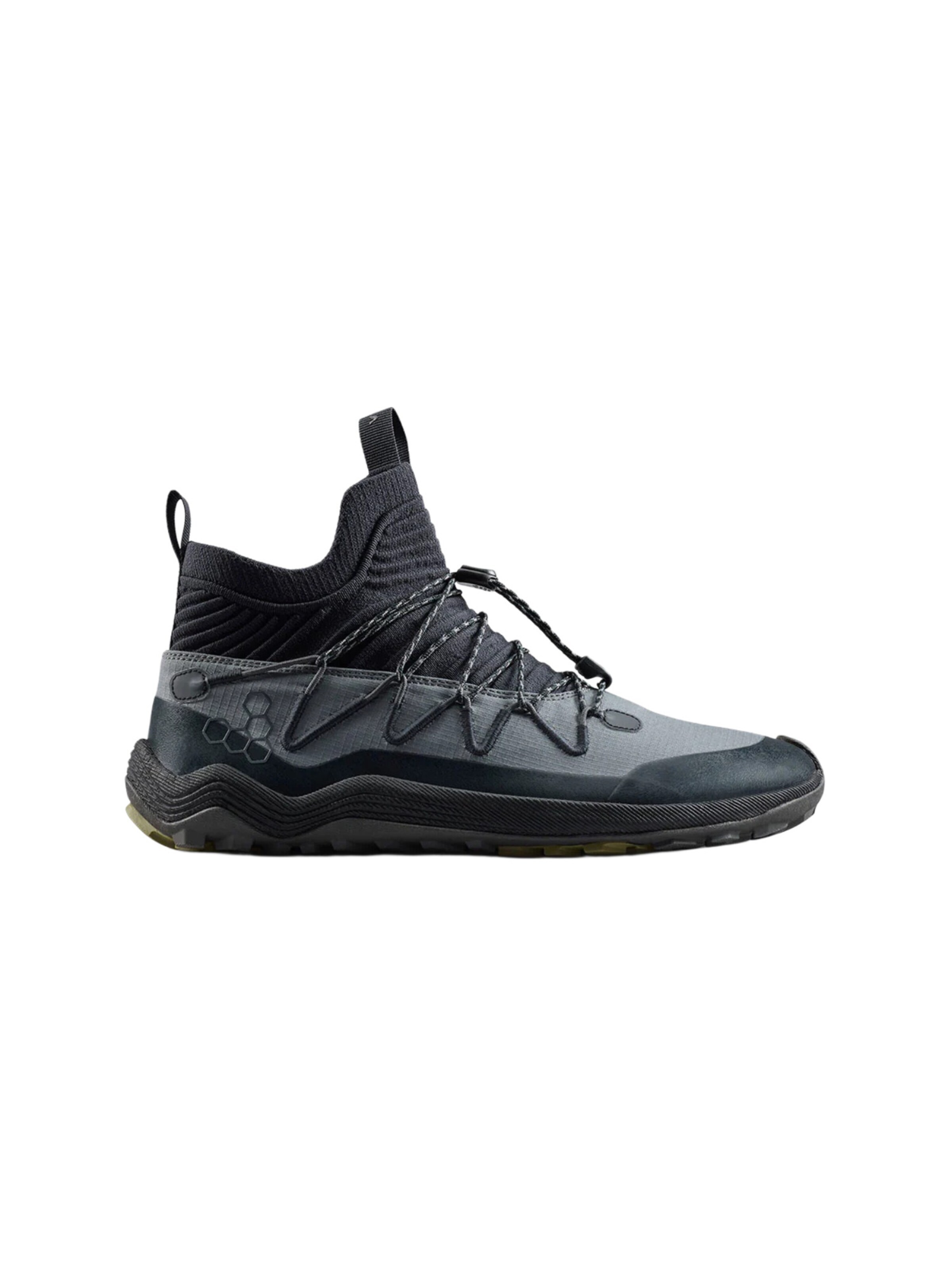 Vivo Barefoot Bootsit 'PRIMUS TRAIL FLOW DISTANCIA MENS' värissä musta: etupuoli