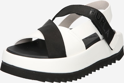 FURLA Sandały z rzemykami w kolorze czarny / białym, Podgląd produktu