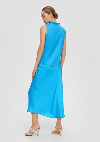 Camicia da donna di s.Oliver BLACK LABEL in blu: dietro