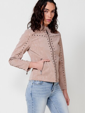 KOROSHI Övergångsjacka i beige