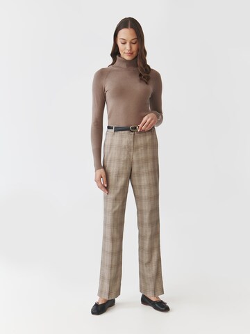 Regular Pantalon à plis ' LATONI 2' TATUUM en marron