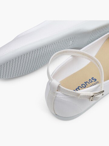 Ballerines Pisamonas en blanc