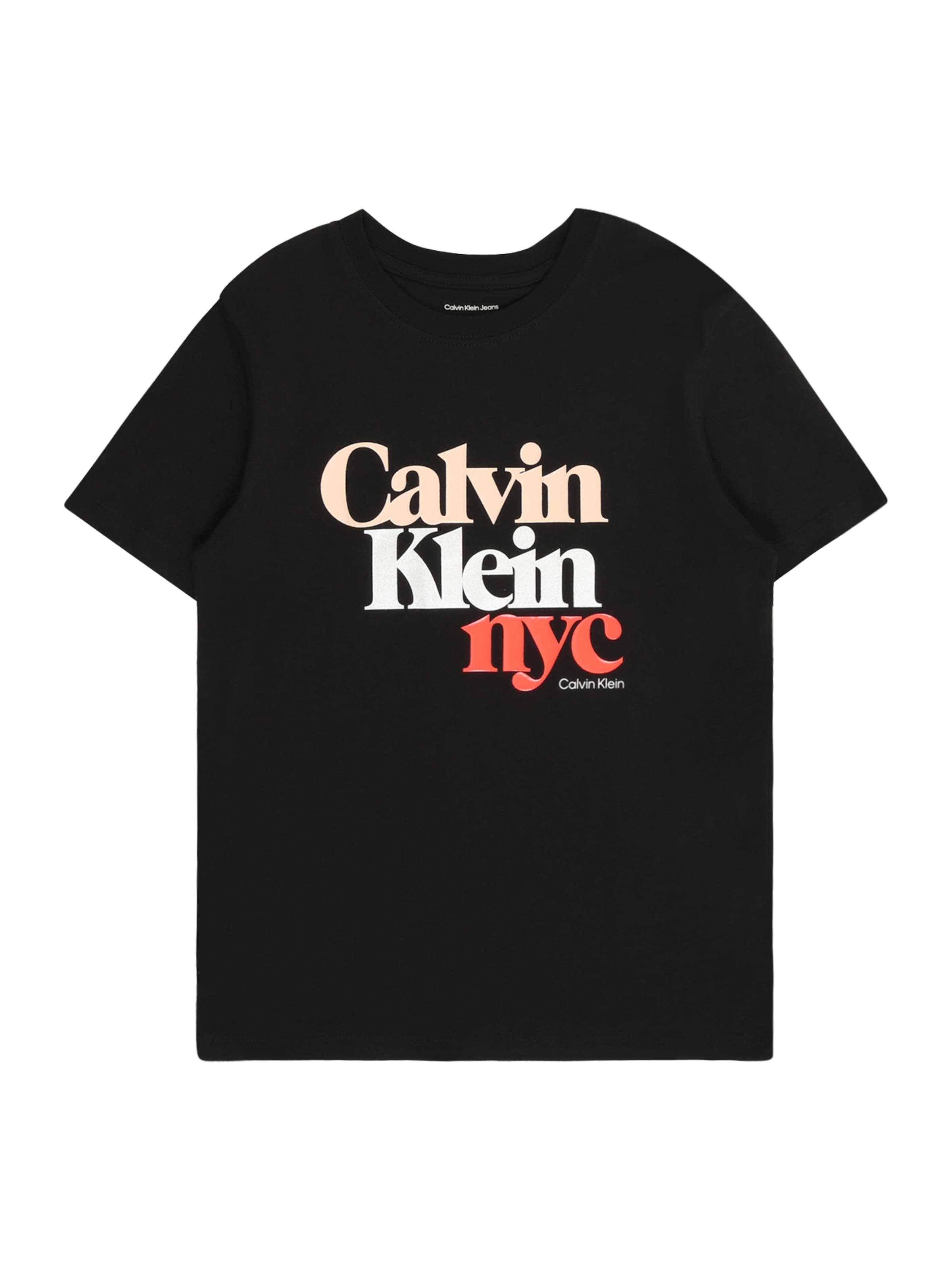 T-Shirt Calvin Klein Jeans en noir : devant