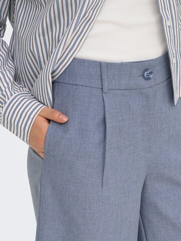 ONLY Wide Leg Bukser med lægfolder 'ONLLinda' i blå