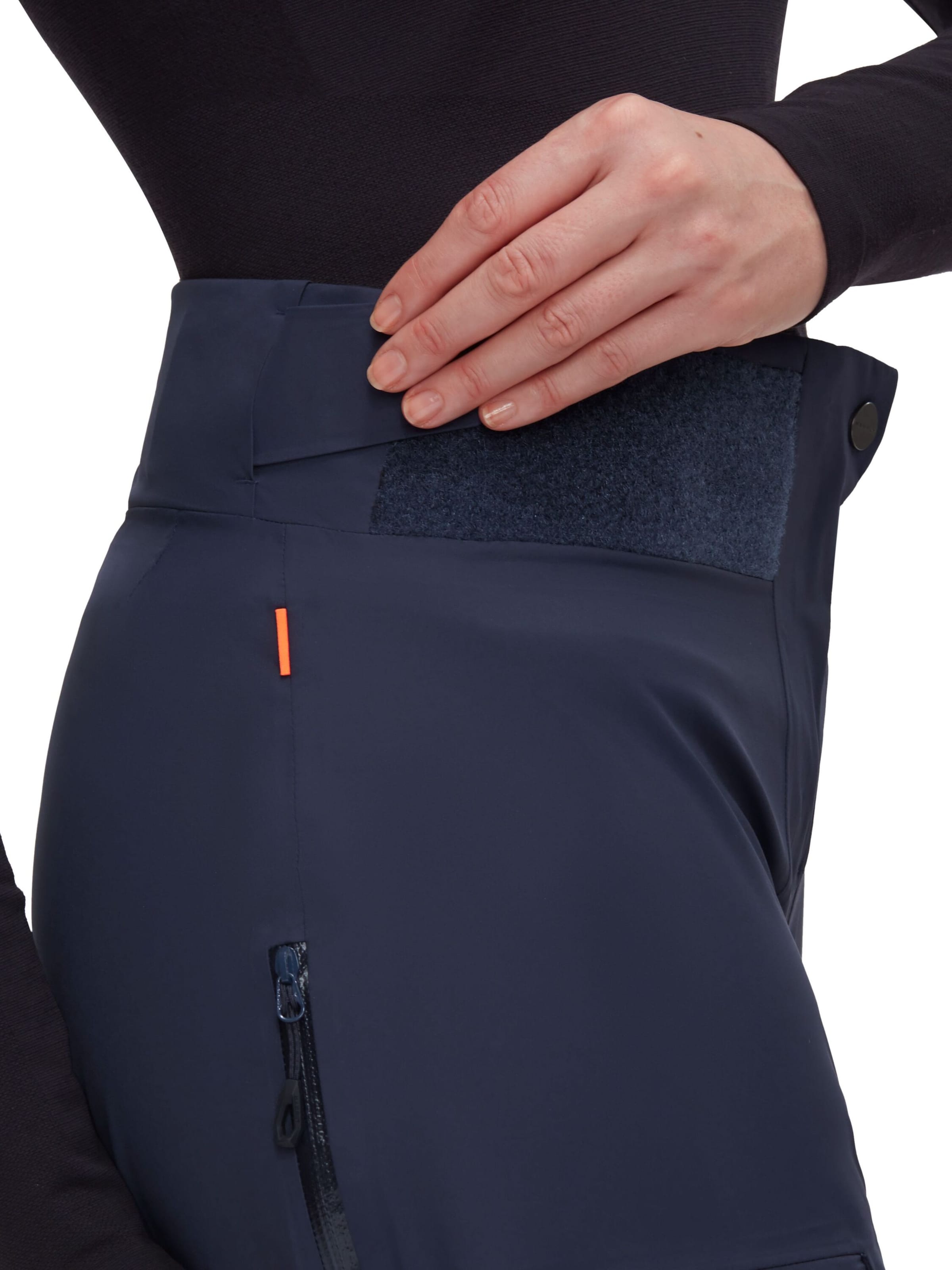 MAMMUT Regular Outdoor Pants 'Haldigrat' in Blue