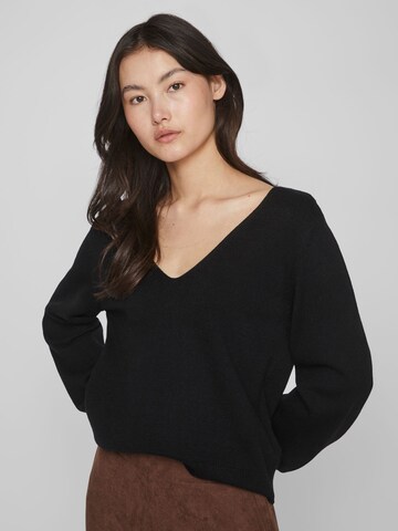 VILA Sweater 'Ril' in Black