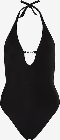 Karl Lagerfeld Badeanzug in schwarz, Produktansicht