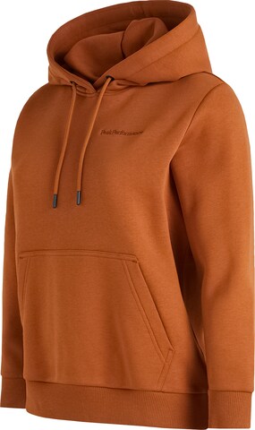PEAK PERFORMANCE Sweatshirt Pullover in Bronze