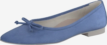 Paul Green Ballet Flats in Blue: front