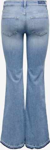 ONLY Flared Jeans 'TIGER' in Blauw