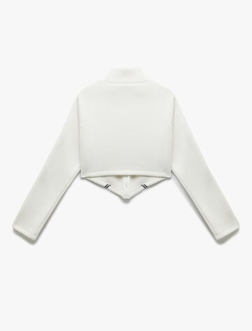 Koton Sweatjacke in Weiß