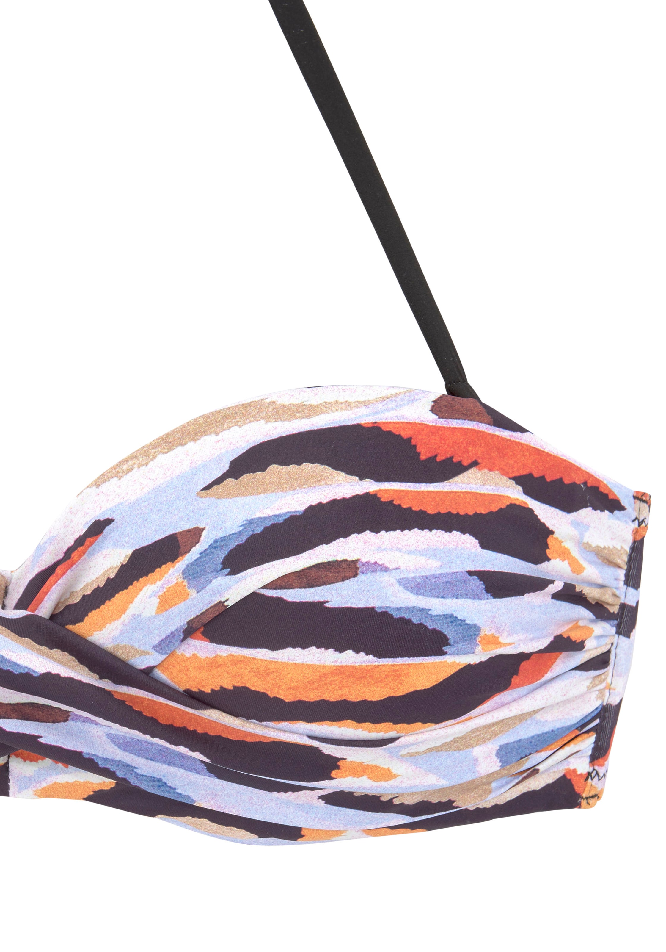 LASCANA Бандо Бикини в Черный