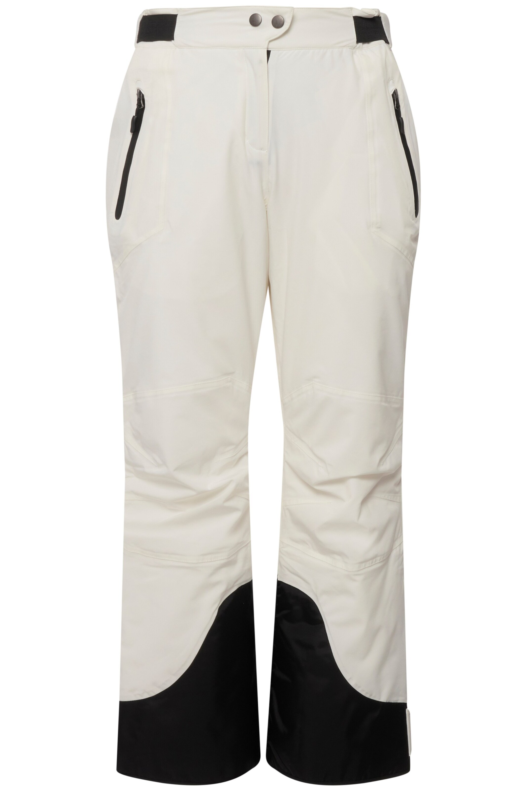 Ulla Popken Funktionshose in Weiß: Vorderseite