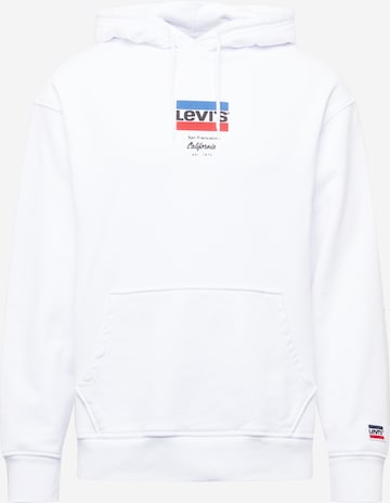 LEVI'S ® Sweatshirt in Wit: voorkant