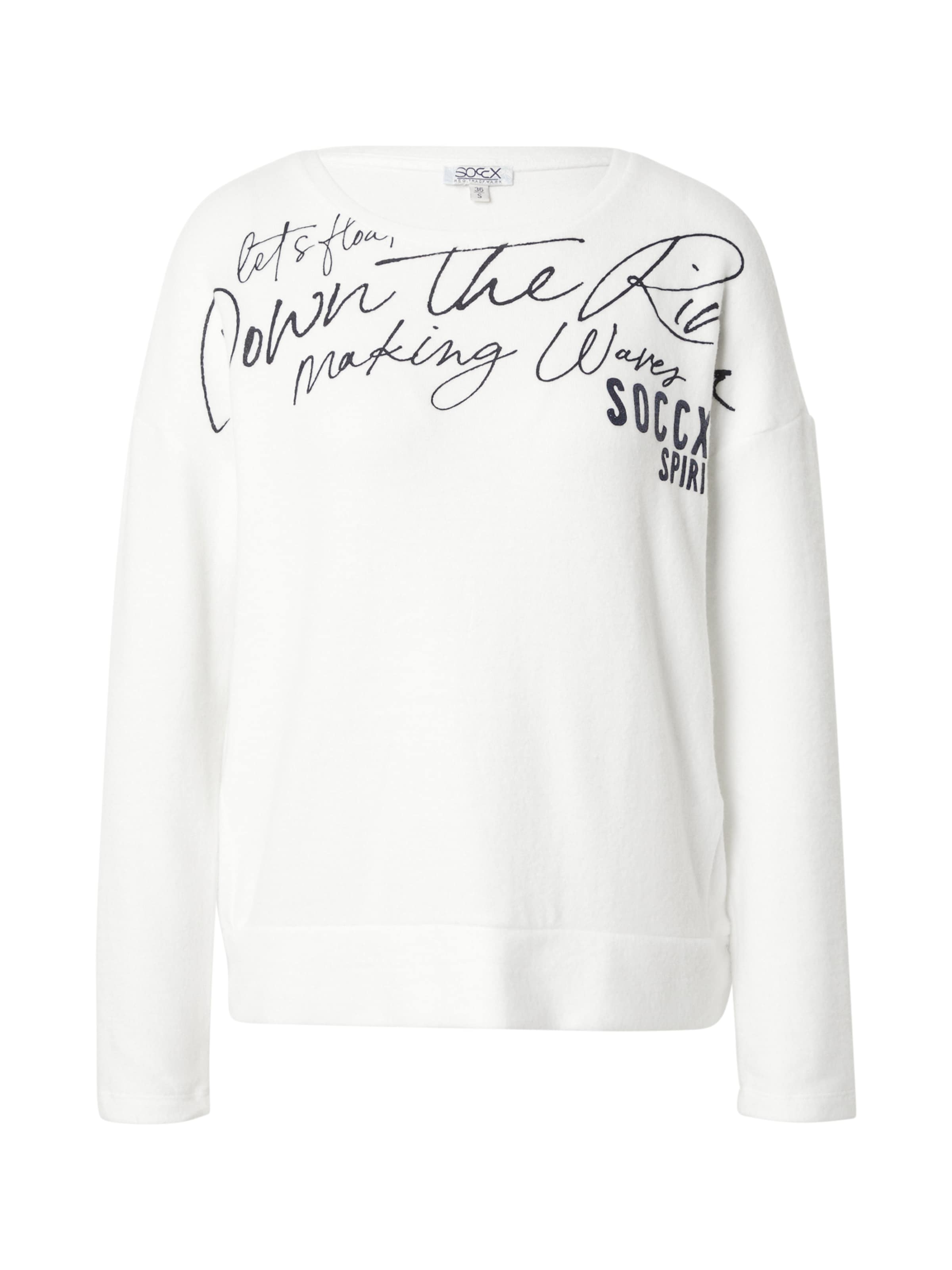 Soccx Πουλόβερ σε λευκό: μπροστά